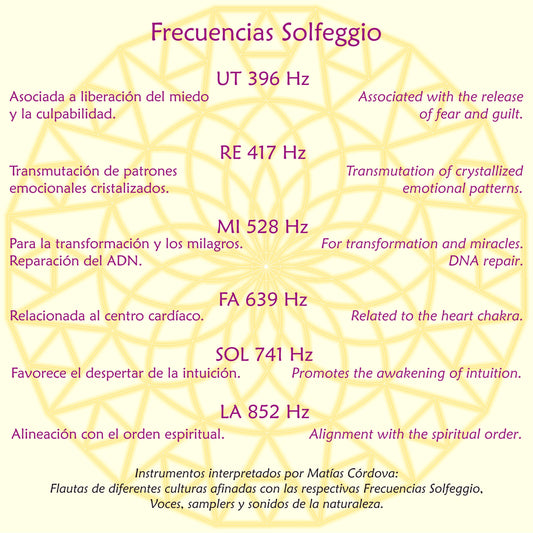 “El Camino de las Frecuencias Sagradas: Sonidos Solfeggios”